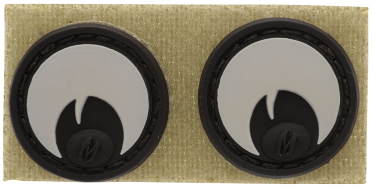 Maxpedition Rubber Patch GOOGLY EYES Arid